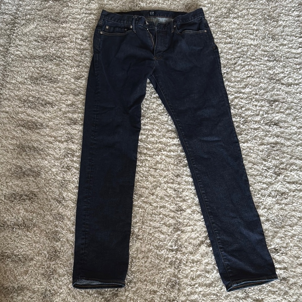 GAP Men's Deep Indigo Slim Jeans